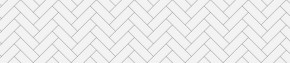 Фартук Метро керамик (белая) CPL пластик МДФ 6 мм в Лянторе - lyantor.mebel-74.com | фото