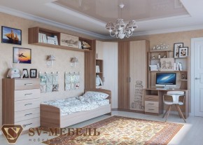 Кровать одинарная Город (900*2000) SV-Мебель в Лянторе - lyantor.mebel-74.com | фото