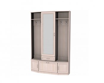 Шкаф для прихожей с зеркалом арт.600 в Лянторе - lyantor.mebel-74.com | фото